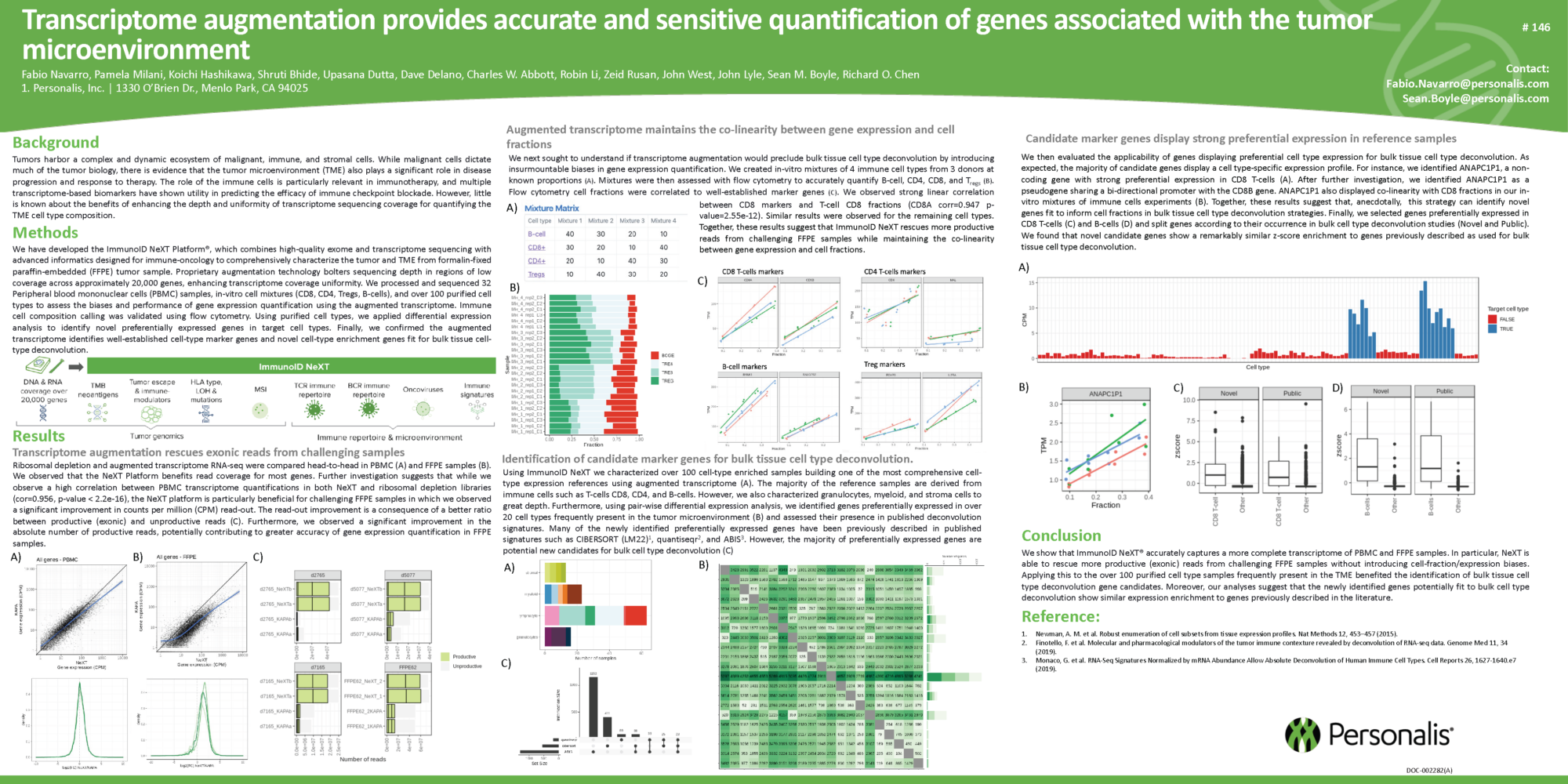 2022 SITC Poster 146 Transcriptome augmentation provides accurate and